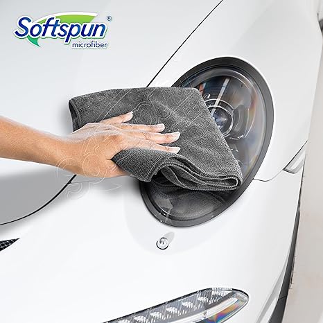 SOFTSPUN Microfiber Cloth Automotive Microfibre Towels for Car Bike Cleaning Polishing Washing